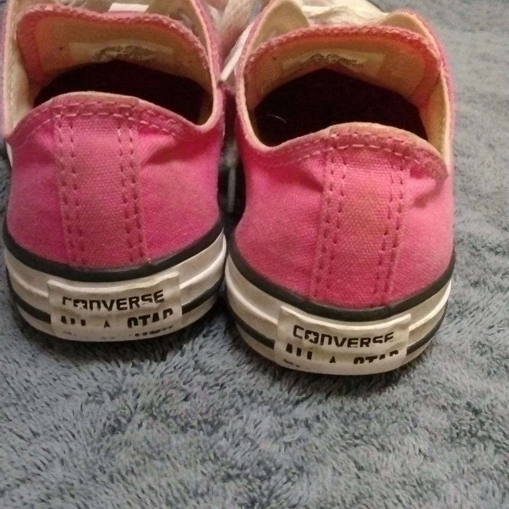 Converse All Star Classic Low Sneakers, Bubble Gum Pink/White, Youth US 2